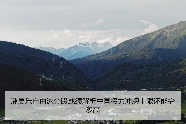 潘展乐自由泳分段成绩解析中国接力冲牌上限还能抬多高